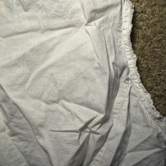 Size Medium Vintage Fairycore White Blouse FLAWED - Picture 8 of 8